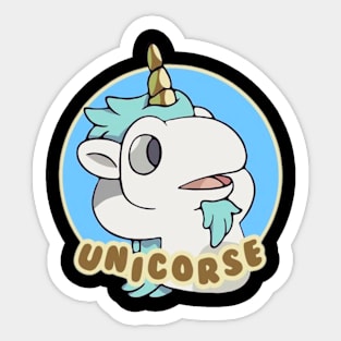 unicorse bluey Sticker